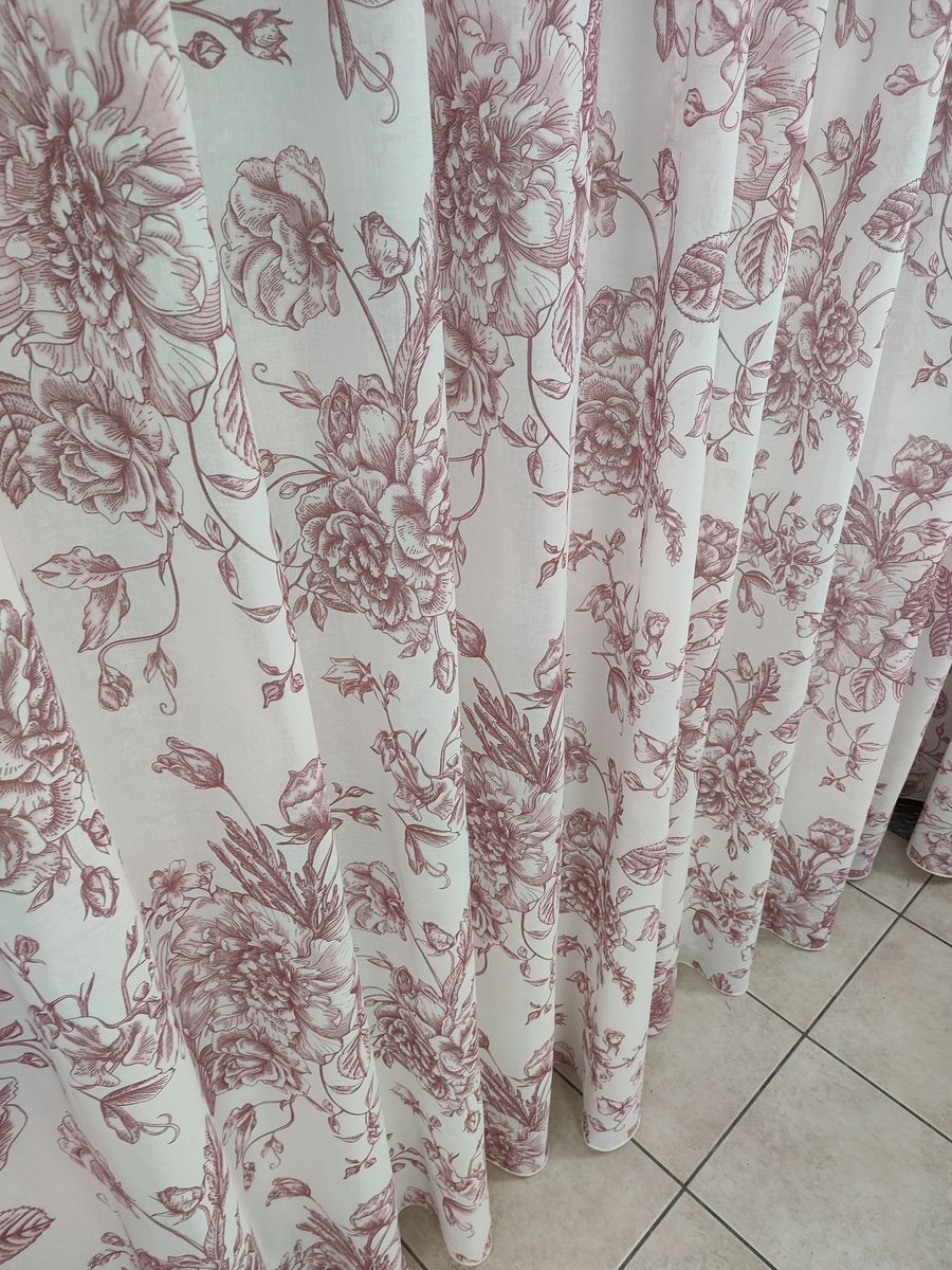 tenda a metro effetto lino rosa h320 3 Tenda a Metro effetto lino Rosa h320 - immagine 3