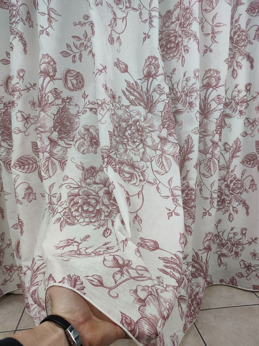 tenda a metro effetto lino rosa h320 14 Tenda a Metro effetto lino Rosa h320 - immagine 14