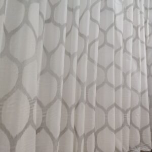 Tenda a Metro effetto lino Grigio