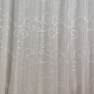 Tenda a Metro effetto lino Bianco