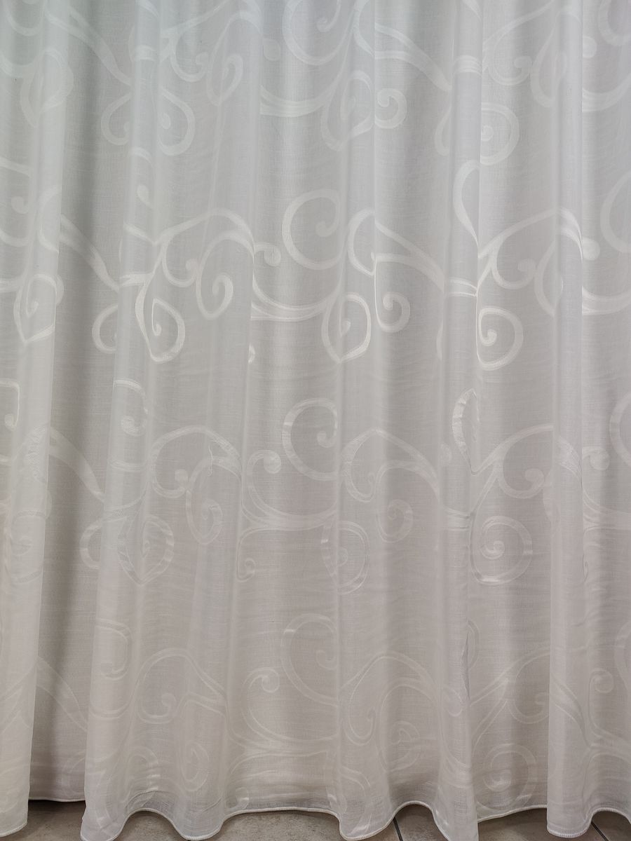 tenda a metro effetto lino bianco 1 Tenda a Metro effetto lino Bianco