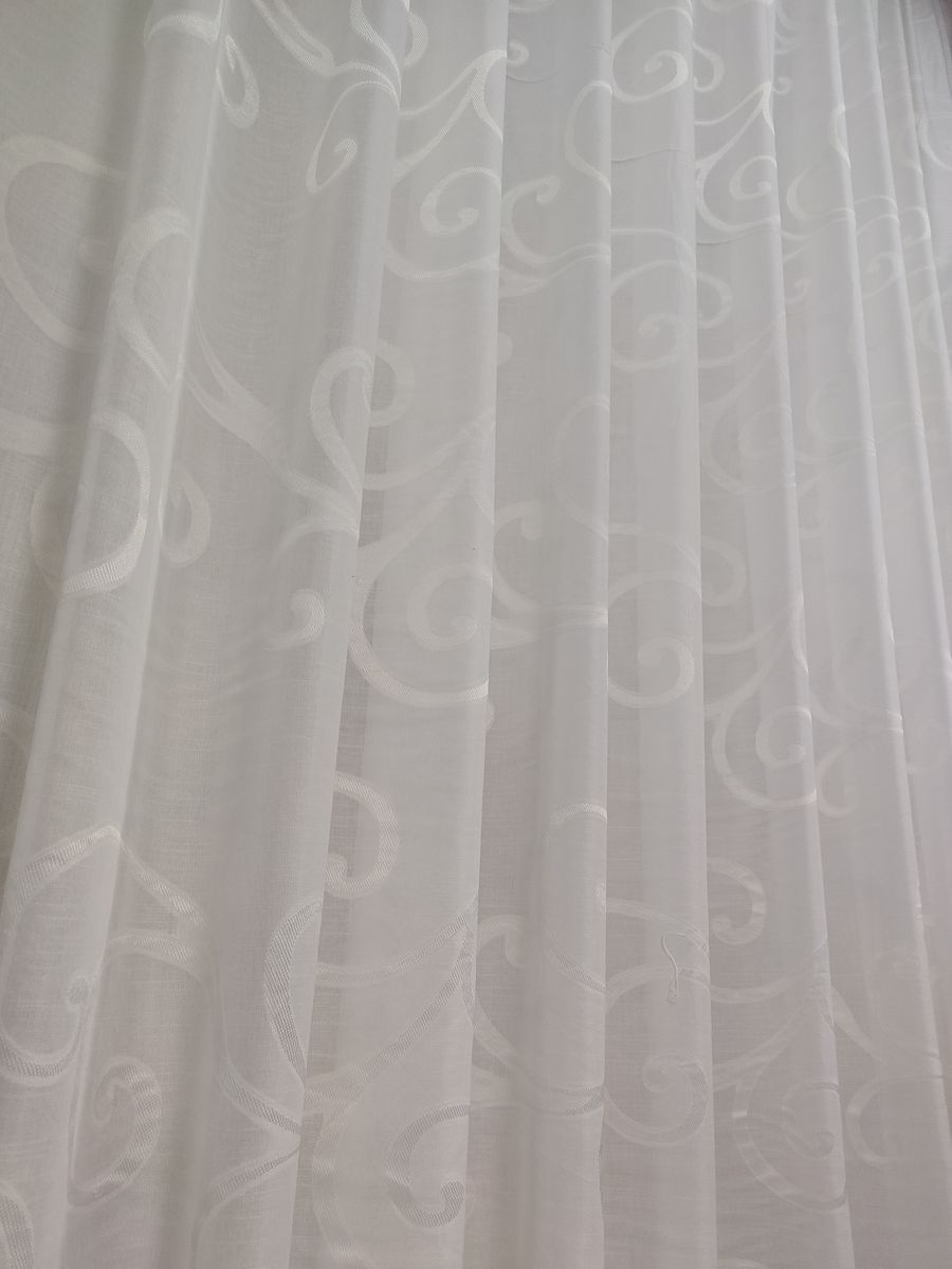 tenda a metro effetto lino bianco 16 Tenda a Metro effetto lino Bianco - immagine 16