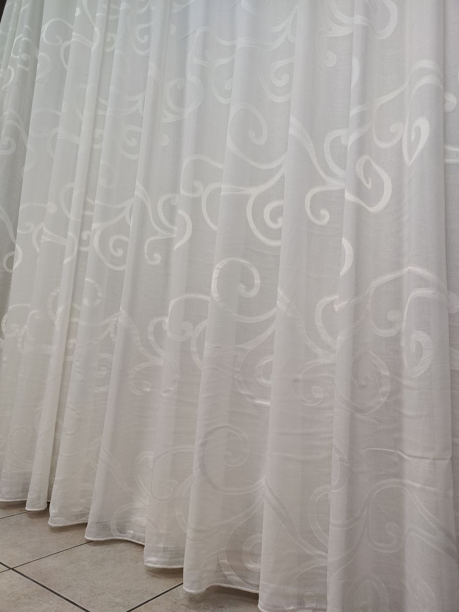 tenda a metro effetto lino bianco 10 Tenda a Metro effetto lino Bianco - immagine 10