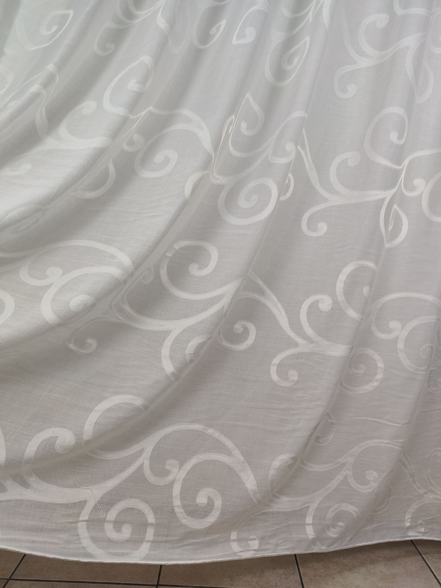 tenda a metro effetto lino bianco 5 Tenda a Metro effetto lino Bianco - immagine 5