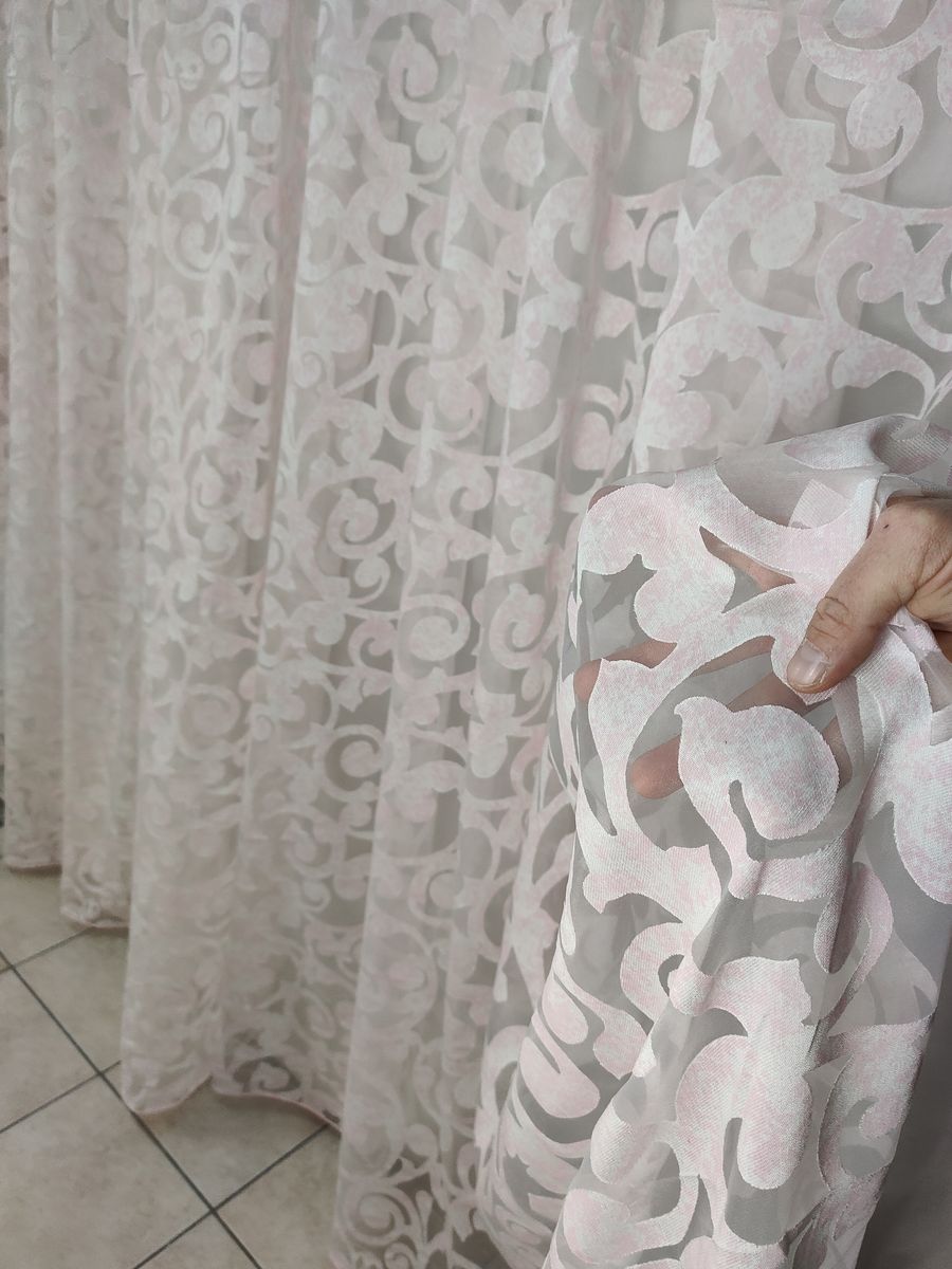 tenda a metro in devorè altezza 3 metri rosa 4 Tenda a Metro in Devorè Altezza 3 Metri Rosa - immagine 4