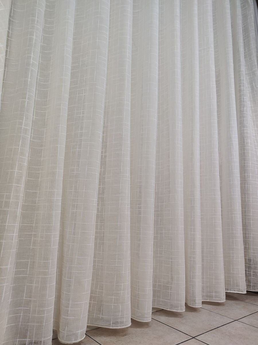 tenda a metro in bouclè effetto lino beige 14 Tenda a Metro in Bouclè Effetto Lino Beige - immagine 14