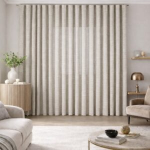 Tenda DUBAI in Bouclè Effetto Lino Tortora