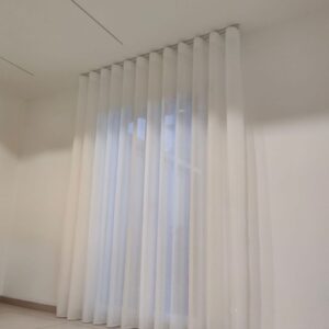 Tenda a Metro in Bouclè unito Graziana H310 cm col. Bianco naturale