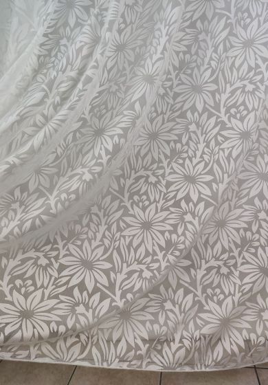 Tenda a Metro in Devorè Bianco