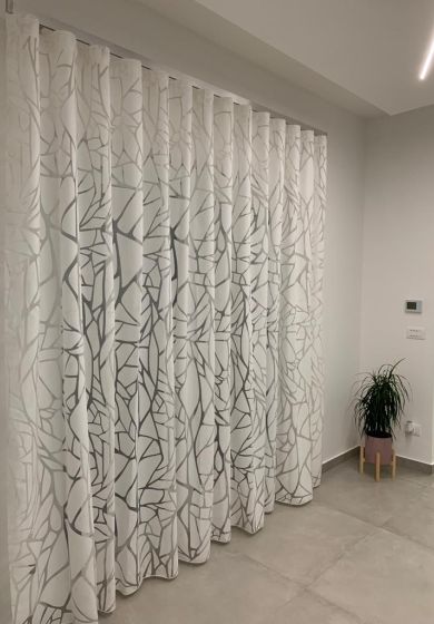 tenda a metro in devorè altezza 3 metri beige 11 Tenda a Metro in Devorè Altezza 3 Metri Bianca