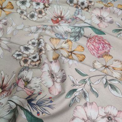 Tessuto in Cotone Pesante con Stampa Digitale Altezza 280 cm