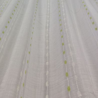 Tenda a Metro in Bouclè Effetto Lino Verde