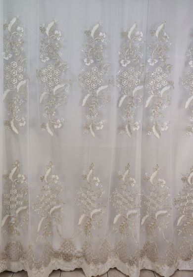 Tenda a Metro in Tulle con Base Orlata Altezza 3 Metri