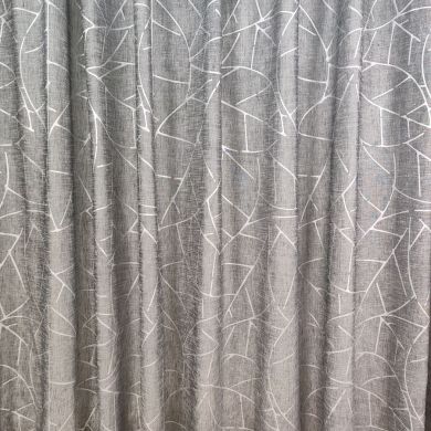 Tenda a Metro in Bouclè Effetto Lino Grigio