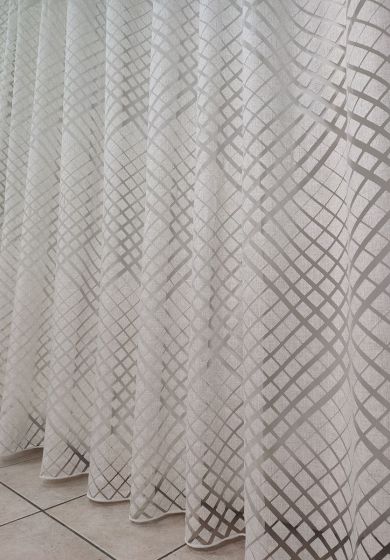 Tenda a Metro in Devorè Bianco