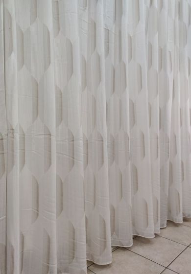 tenda a metro in bouclè effetto lino 5 Tenda a Metro in Bouclè Effetto Lino Tortora