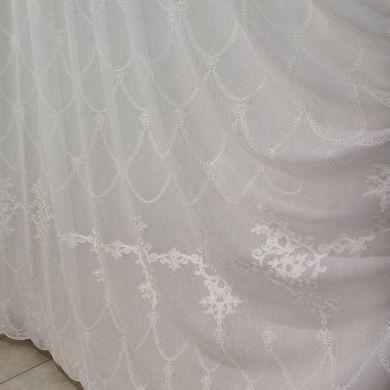 Tenda a Metro in Bouclè Effetto Lino Naturale