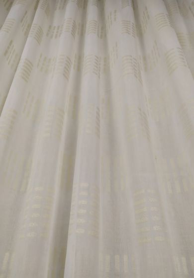 Tenda a Metro in Bouclè Effetto Lino con Base Piombata Altezza 3 Metri 2 Colori