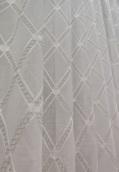 tenda a metro in bouclè effetto lino alta320cm 9 Tenda a Metro in Bouclè Effetto Lino