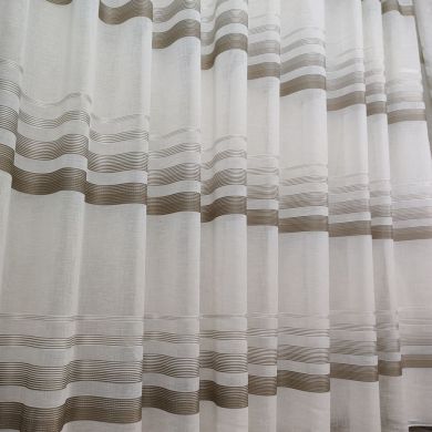 Tenda a Metro in Bouclè Effetto Lino Tortora