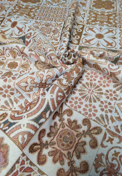 Tappezzeria Stoffa Tessuto in Gobelin a Metro H. 280 cm