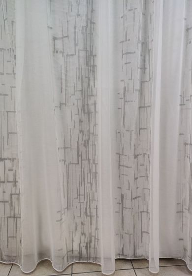 Tenda a Metro in Bouclè Effetto Lino Grigio