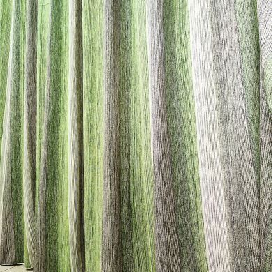 Tenda a Metro in Bouclè Effetto Lino Verde