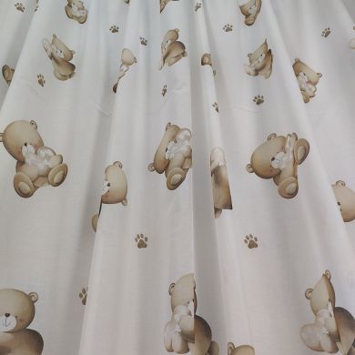 Tenda a Metro in Bouclè Effetto Lino Orsetto