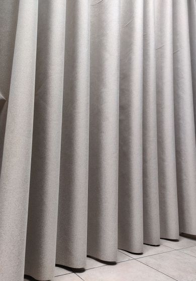 tenda a metro in georgette morbido naturale 7 Tende a metro Oscurante per Interni Tortora