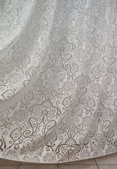 Tenda a Metro in Devorè Bianco