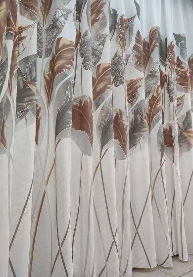 tenda a metro unito deborah bianco naturale 11 Tenda a Metro in Devorè Ruggine