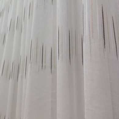 Tenda a Metro in Bouclè Effetto Lino Tortora