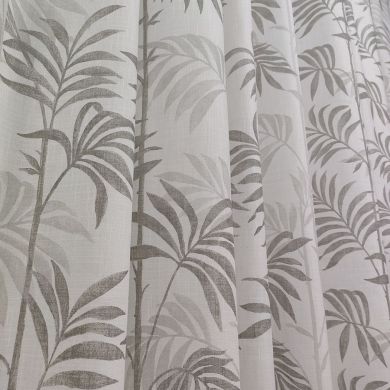 Tenda a Metro in Bouclè Effetto Lino Grigio