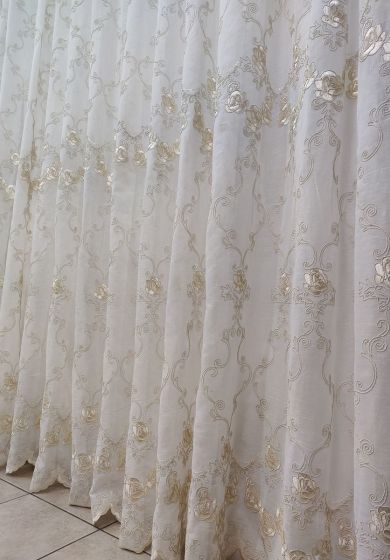 tenda a metro in bouclè effetto lino rosa 8 Tenda a Metro in Bouclè Effetto Lino