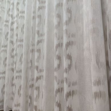 Tenda a Metro in Bouclè Effetto Lino Tortora