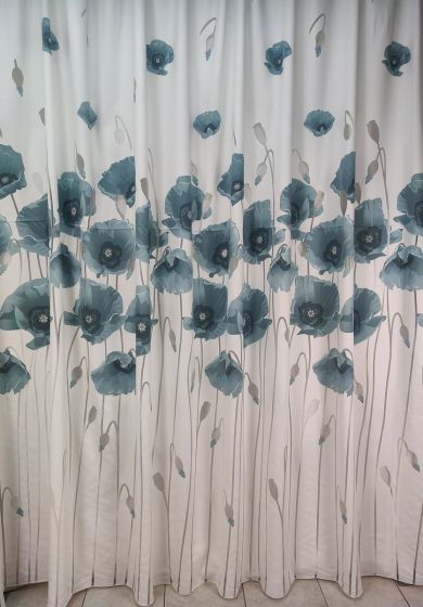 Tenda a Metro in Devorè Altezza 3 Metri Ottanio