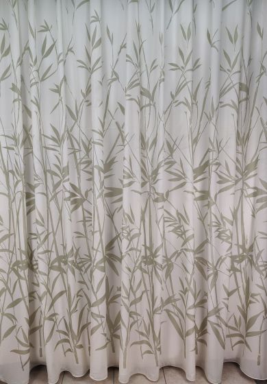 Tenda a Metro in effetto lino Verde