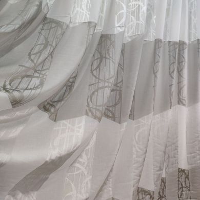 Tenda a Metro in Bouclè Effetto Lino Tortora h310