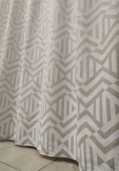 Tenda a Metro in Bouclè Effetto Lino con base Piombata