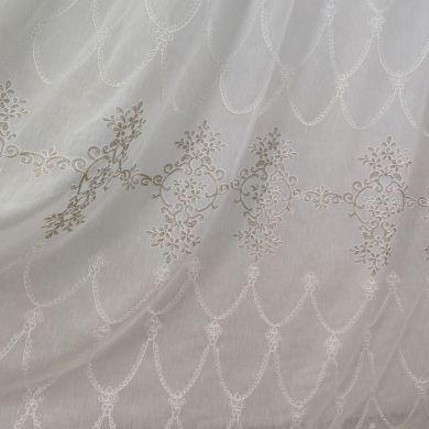 Tenda a Metro in Bouclè Effetto Lino Tortora