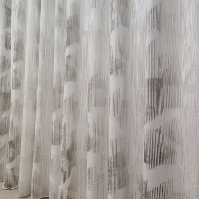 Tenda a Metro in Bouclè Effetto Lino Tortora