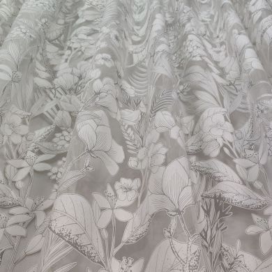 Tenda a Metro in Devorè Grigio