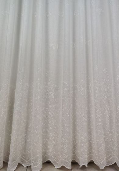 tenda a metro in bouclè effetto lino giallo 8 Tenda a Metro in Bouclè Effetto Lino