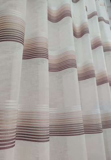 tenda a metro in bouclè effetto lino palme 7 Tenda a Metro in Bouclè Effetto Lino Rosa