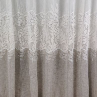 Tenda a Metro in Bouclè Effetto Lino Tortora