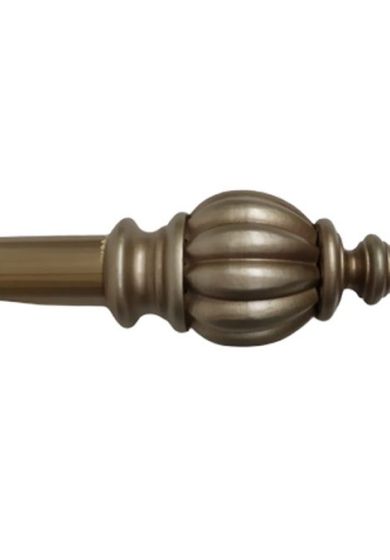 Bastone per Tenda in Legno Rifinito a Mano 35 mm