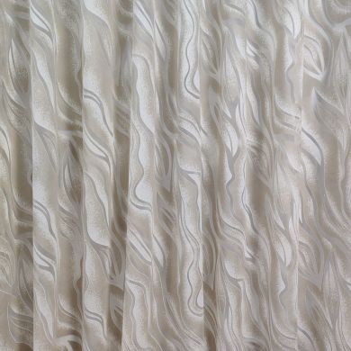 Tenda a Metro in Devorè Altezza 3 Metri Effetto lino Tortora