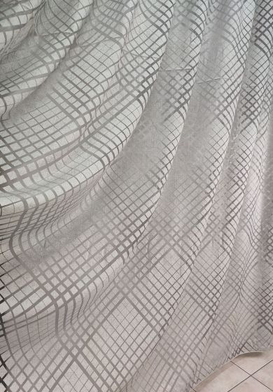 Tenda a Metro in Devorè Grigio