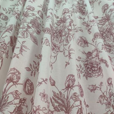 Tenda a Metro effetto lino Rosa h320