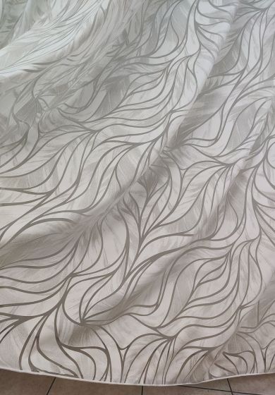 tenda a metro unito deborah bianco naturale 12 Tenda a Metro in Devorè Onda Tortora